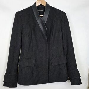 Iris Setlakwe wool with leather trim Blazer/jacket
